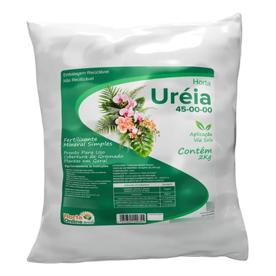 Fertilizante mineral simple Urea 45-00-00 2 kg | Meses sin interés