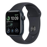 Apple Watch Se2  Gps + Cellular - 44 Mm - Preto Cor Da Caixa Meia-noite Cor Da Pulseira Meia-noite/padrão