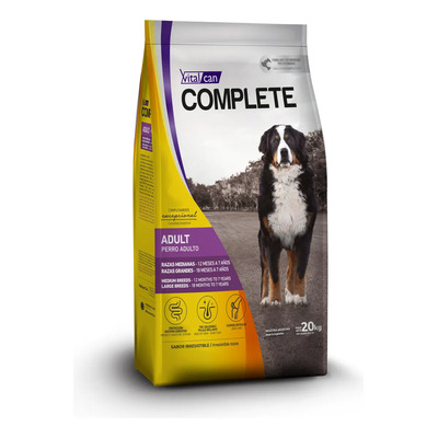 Alimento seco Vitalcan Complete perro adulto raza mediana\u002Fgrande sabor mix 22 kg | Mismo precio en cuotas