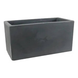 Vaso Floreira Cubo (40x20) Antique Preto Vasart