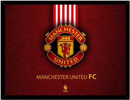 Cuadro Decorativo Manchester United Medidas 30x40 Cm