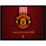 Cuadro Decorativo Manchester United Medidas 30x40 Cm