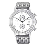 Relógio Masculino Citizen Cronógrafo Tz21143q - Prata