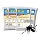 4 Tela Para Janela Proteção Inseto Mosquito Barata Aranha