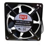 Ventilador Gv12038, 220v, 120x120x38mm G&v Electric (53083)