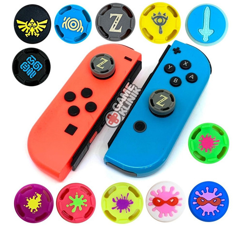 2 Gomas Zelda Splatoon Nintendo Switch Thumb Protector 