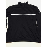 Sudadera Nike Golf Performance Negra Therma Fit Talla Grande