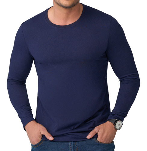 Camibuzo Omar Azul Osc Para Hombre Croydon