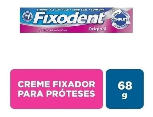 48 Fixodents Original 68g (10 Tubos) 1 Frete - 100% Original