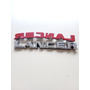 Emblema En Letras Lancer Cromadas Para Mitsubishi Lancer  Mitsubishi L200