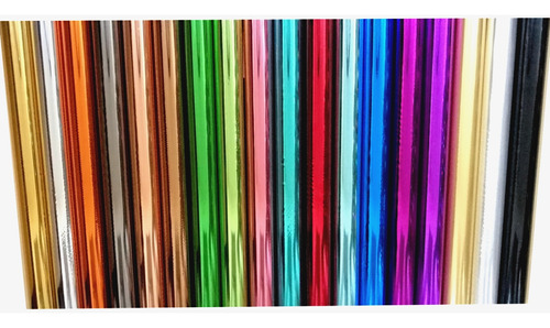 Foil Reactivo Al Toner Para Laminadora Combo X17 Colores 