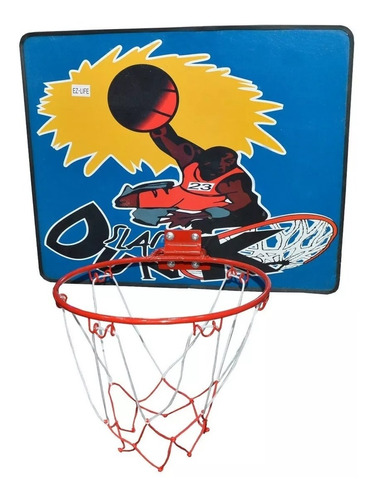 Mini Tablero Basquet Infantil Con Red Ez Life Citideportes