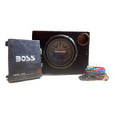 Subwoofer Pioneer 10  + Potencia Boss R1100m