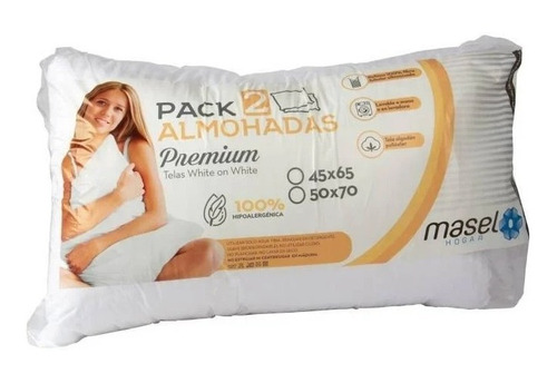 Pack Almohadas 50x70  Premium Hipoalergénica