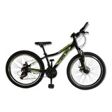 Bicicleta Aro 24 Mtb Alumino Freno De Disco 21 Velocidades