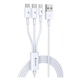 Cables De Carga 3 En 1 Original Devia Usb A Micro Usb Tipo C