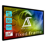 Akia Screens Pantalla De Proyector De Marco Fijo De 150 PuLG