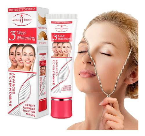 Crema Blanqueadora Rostro Cuerpo Axilas 3 Days Whitening