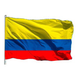 Bandera De Colombia 150 Cm X 300 Cm Antifluido E Impermeable