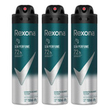 Kit 3 Desodorante Rexona Men Sem Perfume 72h 150ml