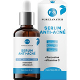 Serum Tratamiento Anti Acné Piel Grasa Combate Espinillas Con Vitamina C Y Sarcosina Ideal Para Imperfecciones Puntos Negros Y Sebo 20+ Años 50ml Pureza Natur