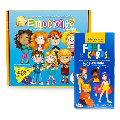 Juego Emociones y Feel Cards Ilumina Inteligencia Emocional Niños | MercadoLibre