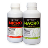Kit Nutrientes Hidroponia Verdeagua Macro + Micro 500ml