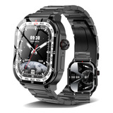 Militar Reloj Inteligente Hombres Bluetooth Smart Watch 2024