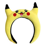 Banda Para El Cabello Diadema Para Lavado De Cara Pikachu