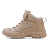 Zapatos Senderismo Hombre Senderismo Outdoor Talla Grande