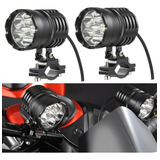 Faros Led Redondos De 80w 6500k For Auto, Motocicleta