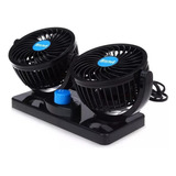 Ventilador Duo Coche Auto Interior 360° 