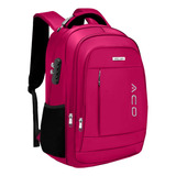 Mochila Masculina Feminina Bolso Antifurto Dia A Dia Com Usb