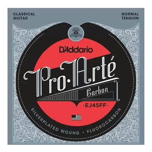 Encordado Guitarra Clasica Medium Ej45ff Daddario Musicstore