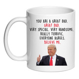 Tazas De Café Siuny Donald Trump Dad - Regalos Novedosos Par