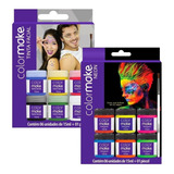 Kit Tinta Rosto Facial Color Make 06 Cores Vivas + 6 Neon Cor Do Blush Kit 12 Cores