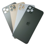 Tapa Para iPhone 11 Pro Max Color Oro+ Adhesivo Aro Grande