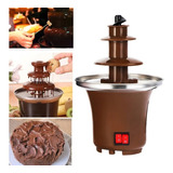 Fuente De Chocolate Hogar De Tres Capas, Fondue Derretido