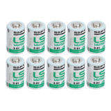 Ls14250 Marca Saft  3.6 Volts 1.2 Ampers Litio  10 Piezas.