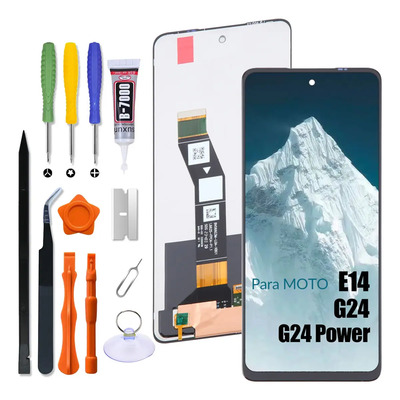 Pantalla Para Moto E14\u002F G24\u002F G24 Power Touch Display Xt2421-2\u002F4\u002F7 Xt2423-1\u002F3 Xt2425-1\u002F2 | Envío gratis