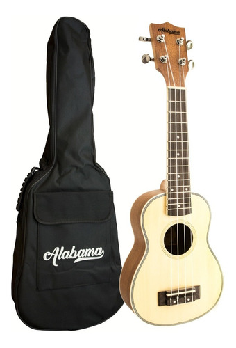 Ukelele Soprano Alabama Us-301 Con Funda - Aquila - Om