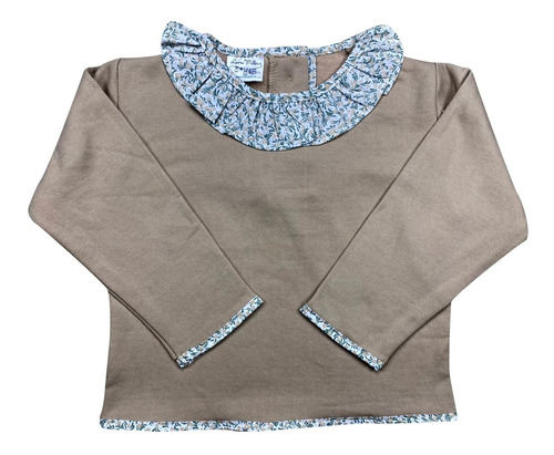 Polerón Beige Cuello, Laura Miller Ropa De Niños