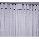 Cortinas Jacquard 3m + Velo Suizo 2.20m Largo Alta Calidad