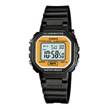 Relogio Casio Unissex Iluminator La-20wh 9adf Laranja 