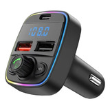 Transmisor Carro Bluetooth 5.0 Modulador Fm Usb Carga 3.0 C