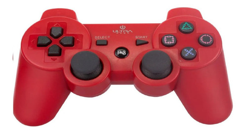 Control Joystick Inalámbrico Ultra Double Shock 3 Rojo