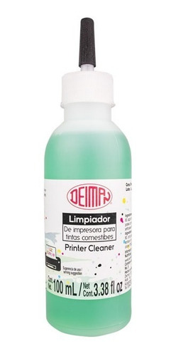 Limpiador De Impresoras Para Tintas Comestibles Deiman 100ml