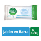 Espadol - Jabon Antibacterial Cremoso 6un 3 X 80grs