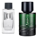 Kit Perfumes Absinto Masculino 100ml + Fifteen Xv 100ml 