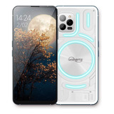 Unihertz Luna, Teléfono Inteligente 4g Con Diseño De Respaldo Transparente, Emisor De Luz, 108mp, 5000 Mah, Android 12-white